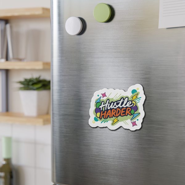 Hustle Harder Motivational Magnet - Image 9
