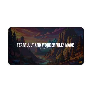 Fearfully and Wonderfully Made Desk Mat – Psalm 139:14