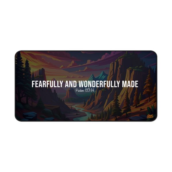 Fearfully and Wonderfully Made Desk Mat – Psalm 139:14