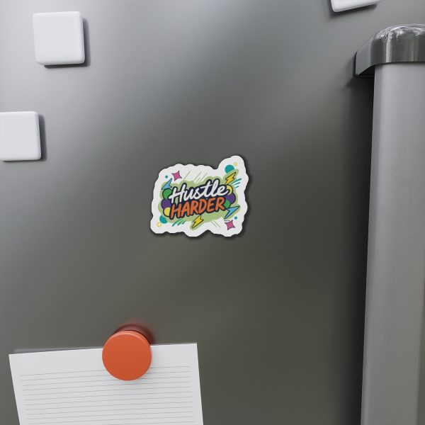 Hustle Harder Motivational Magnet - Image 5