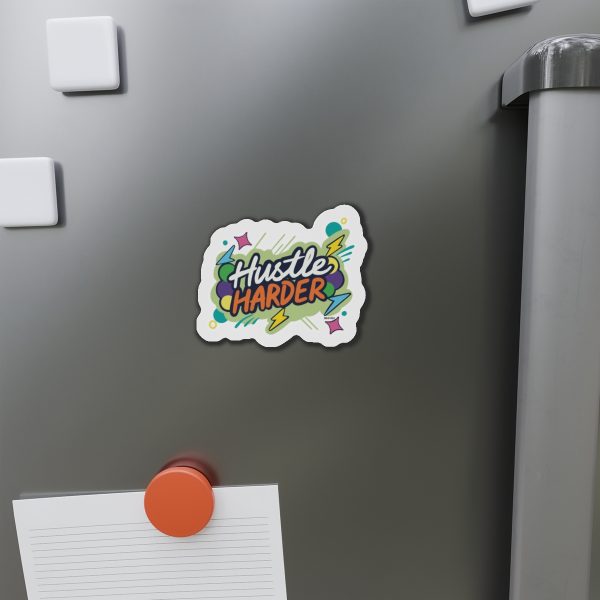 Hustle Harder Motivational Magnet - Image 8