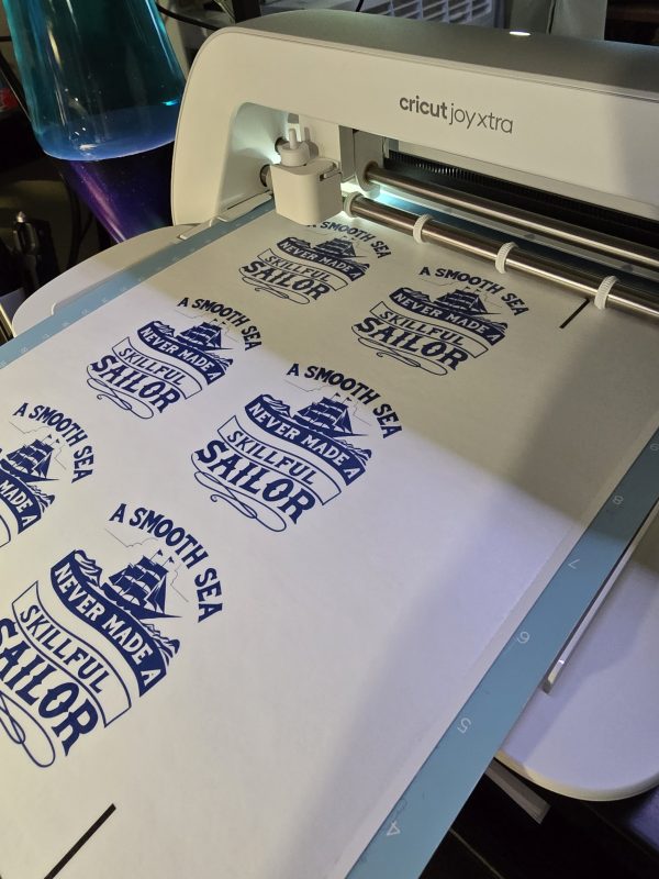 A Smooth Sea Never Made a Skillful Sailor Vinyl Matte Sticker – Nautical Motivational Decal - Image 2